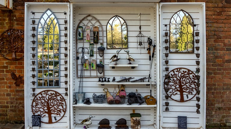 Retail Display outside the retail shop at Cliveden, Buckinghamshire.